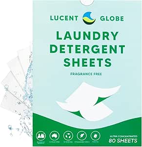 Lucent Globe Fabric Softener Sheets Fragrance Free 80pack