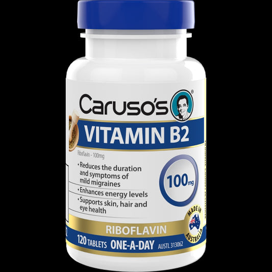 Caruso's Vitamin B2 100mg 120tabs