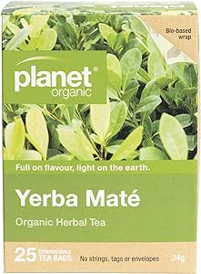 Planet Organic Yerba Mate 25 Tea Bags