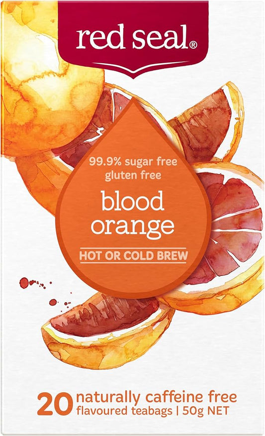 Red Seal Blood Orange Hot and Cold Brew, 20 Tea Bags