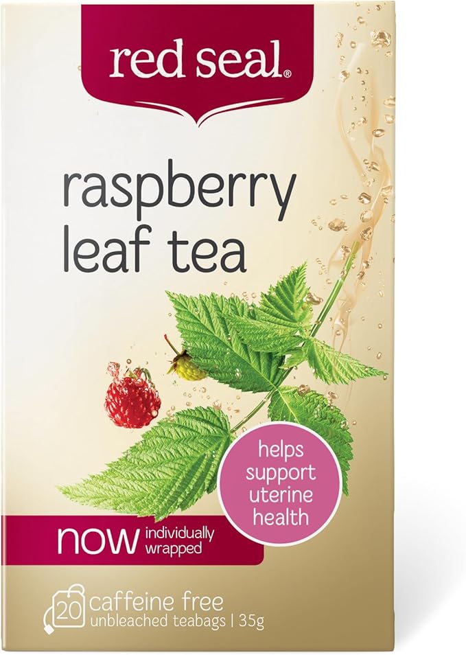 Red Seal Raspberry leaf tea 20tbs with Rose