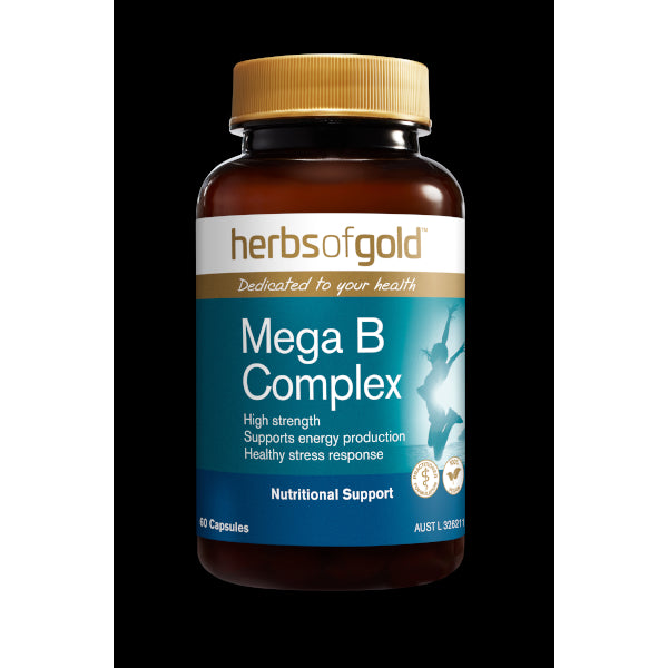 Herbs of Gold Mega B Complex 60caps – Riverland Health Foods
