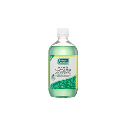 Thursday Plantation Alcohol Free Mouthwash Eucalypt/Thyme 500ml