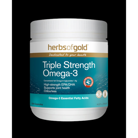 Herbs of Gold Triple Strength Omega 3 150caps