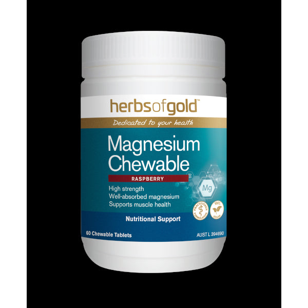 Herbs of Gold Magnesium Chewable 60tabs