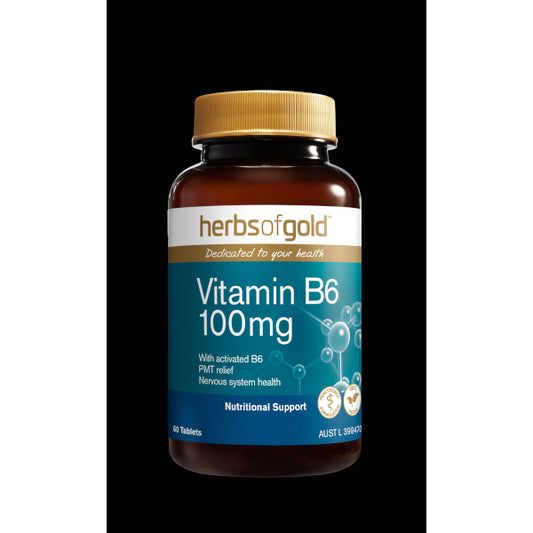 Herbs of Gold Activated Vitamin B6 60tabs