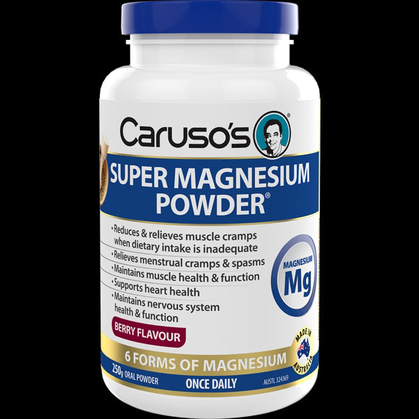 Caruso's Super Magnesium Powder Berry 250gm