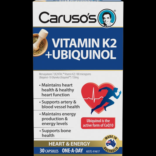 Caruso's Vitamin K2+Ubiquinol 30caps