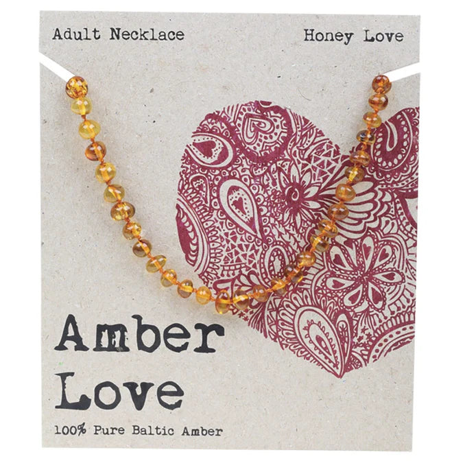 Amber Love Adult Necklace Honey Love