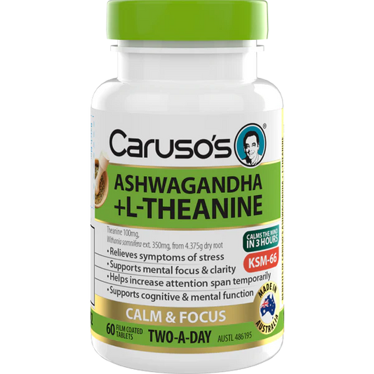 Car Ashwagandha +Theanine 60tabs