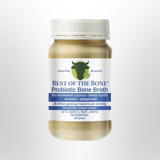 BOTB Concentrate Probiotic Coconut Lemon Myrtle Turmeric 390g