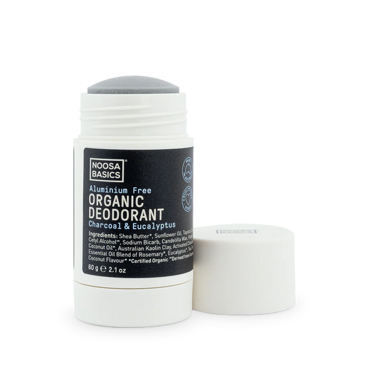 Noosa Basics Organic Deodorant Stick with Activated Charcoal 60g