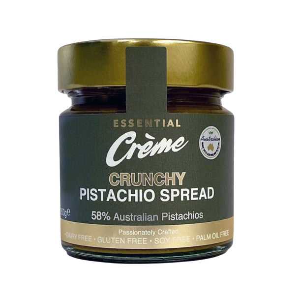 Essential Creme Crunchy Australian Pistachio Spread 200g