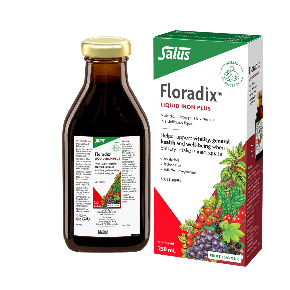 Floradix Liquid Iron Plus 250ml