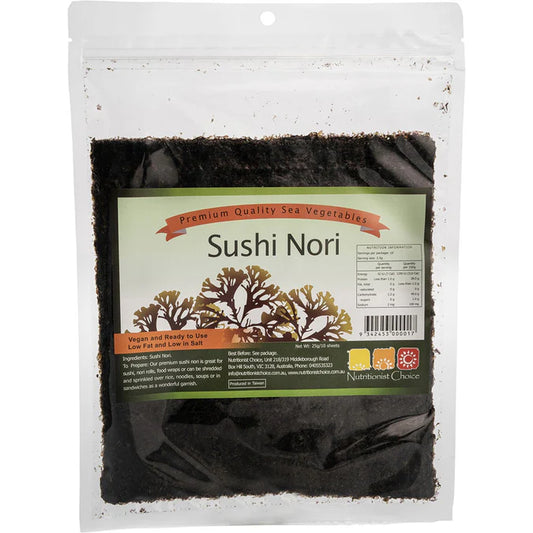 Nutritionist Choice Sushi Nori 10 Sheets