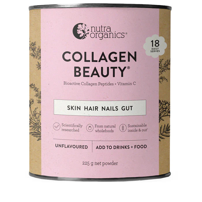 Nutra Organics Collagen Beauty with Verisol + C 225g