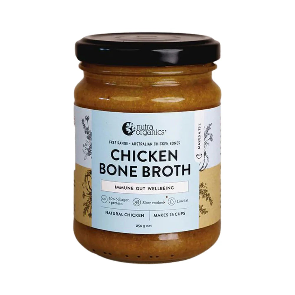 Nutra Organics Chicken Bone Broth Concentrate Natural 250g