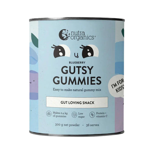 Nutra Organics Gutsy Gummies Blueberry 300g