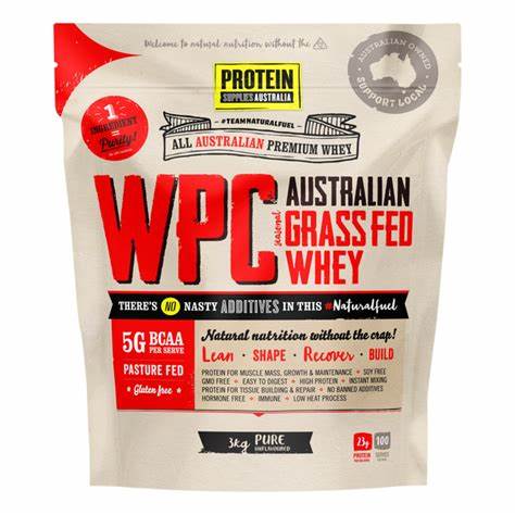 WPC Pure Unflavored Australian Grass Fed Whey 1kg