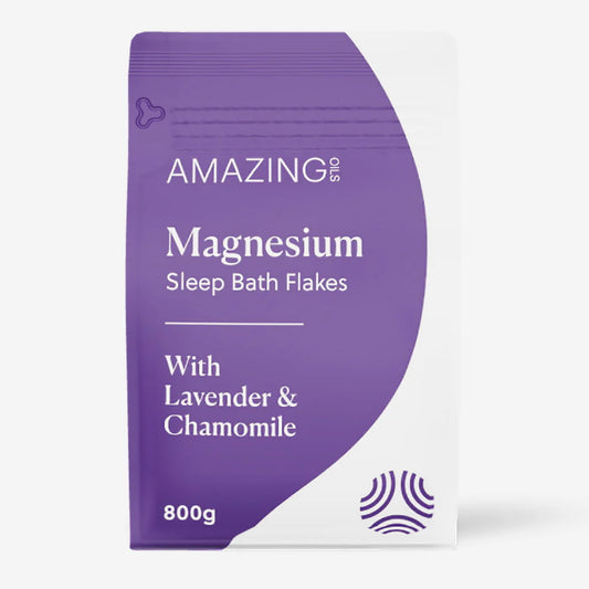 Amazing Oils Magnesium Sleep Bath Flakes With Lavender & Chamomile 2kg