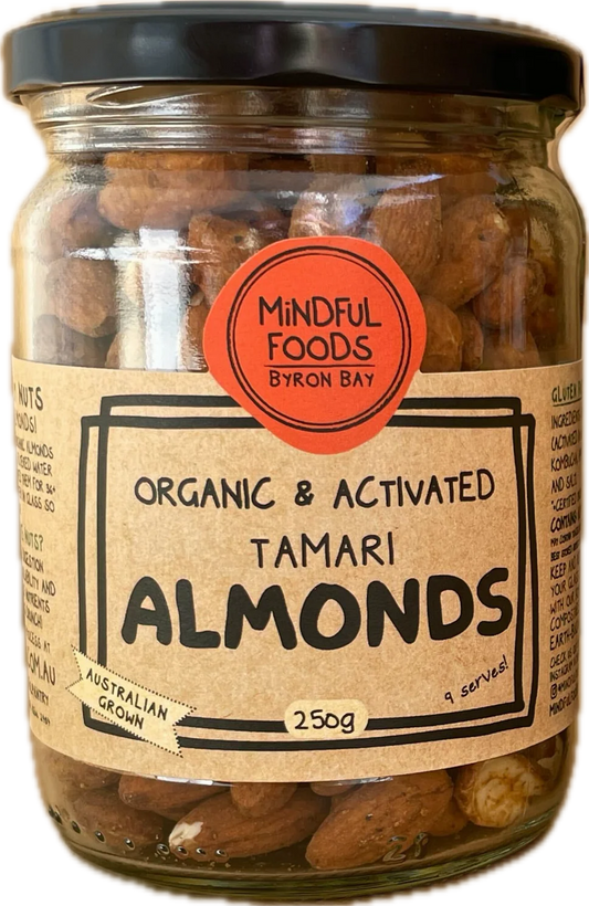 Mindful Foods Tamari Almonds Activated 250gm