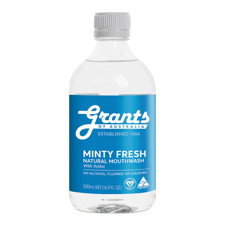 Grants Natural Mouthwash Mint 500ml