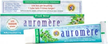 Auromere Fresh Mint Ayurvedic Toothpaste