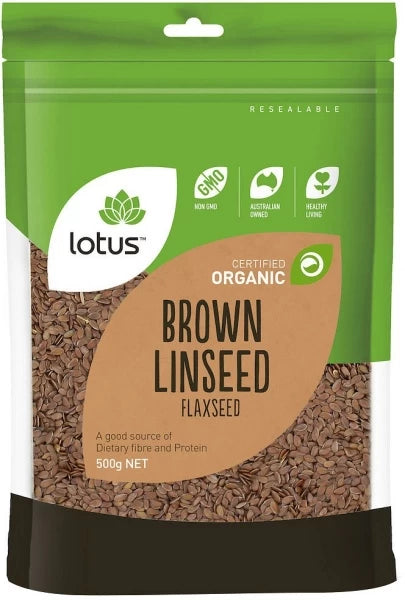 LotusOrganic Brown Linseed/Flaxseed500g