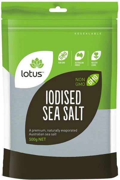 Lotus Iodised Sea Salt 500gm