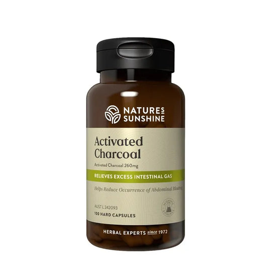 Nature's Sunshine Activated Charcoal 100 Caps