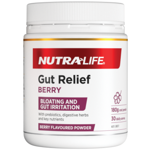 Nutra-Life Gut Relief 180g Powder Berry