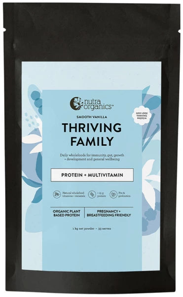 Nutra OrganicsThriving Family Protein Smooth Vanilla1kg