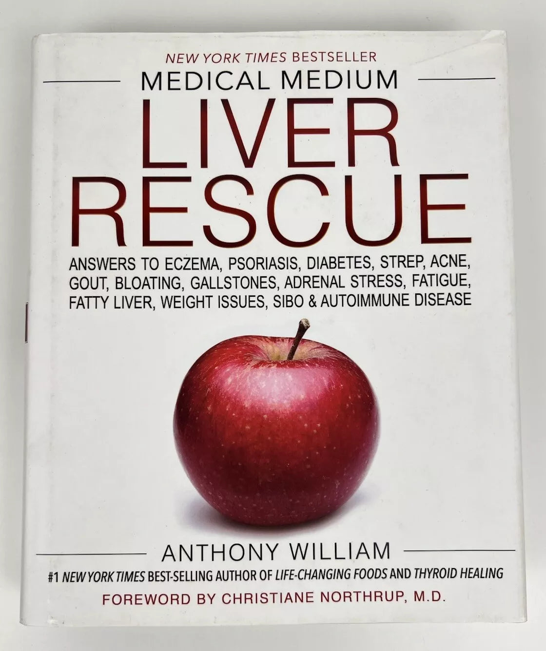 Medical Medium Liver Rescue by Anthony William Alternative Health Hardcover Book