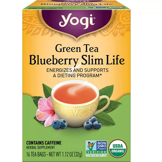 YOGI TEA Organic Blueberry Slim Stress Relief 16 TB 32g