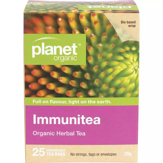 Planet Organic Immunitea Herbal Tea Bags 25 Pack