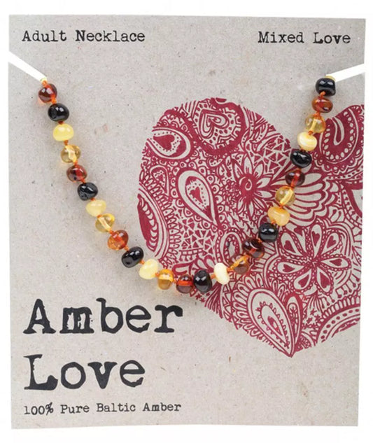 Amber Child Necklace Ocean Love