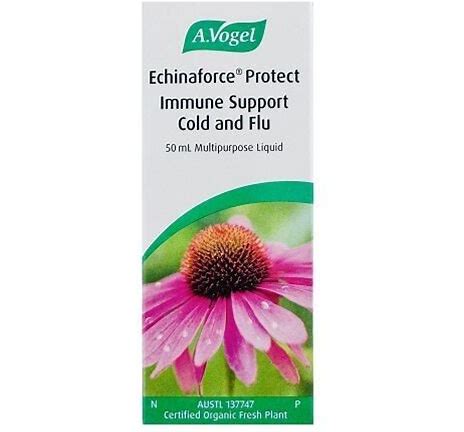 A Vogel Echinaforce Protect 50ml Immune Support Cold and Flu