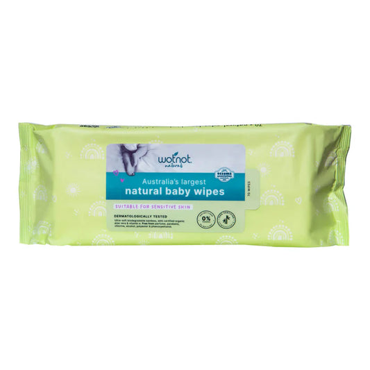 Wotnot Biodegradable Baby Wipes - 70 Pack